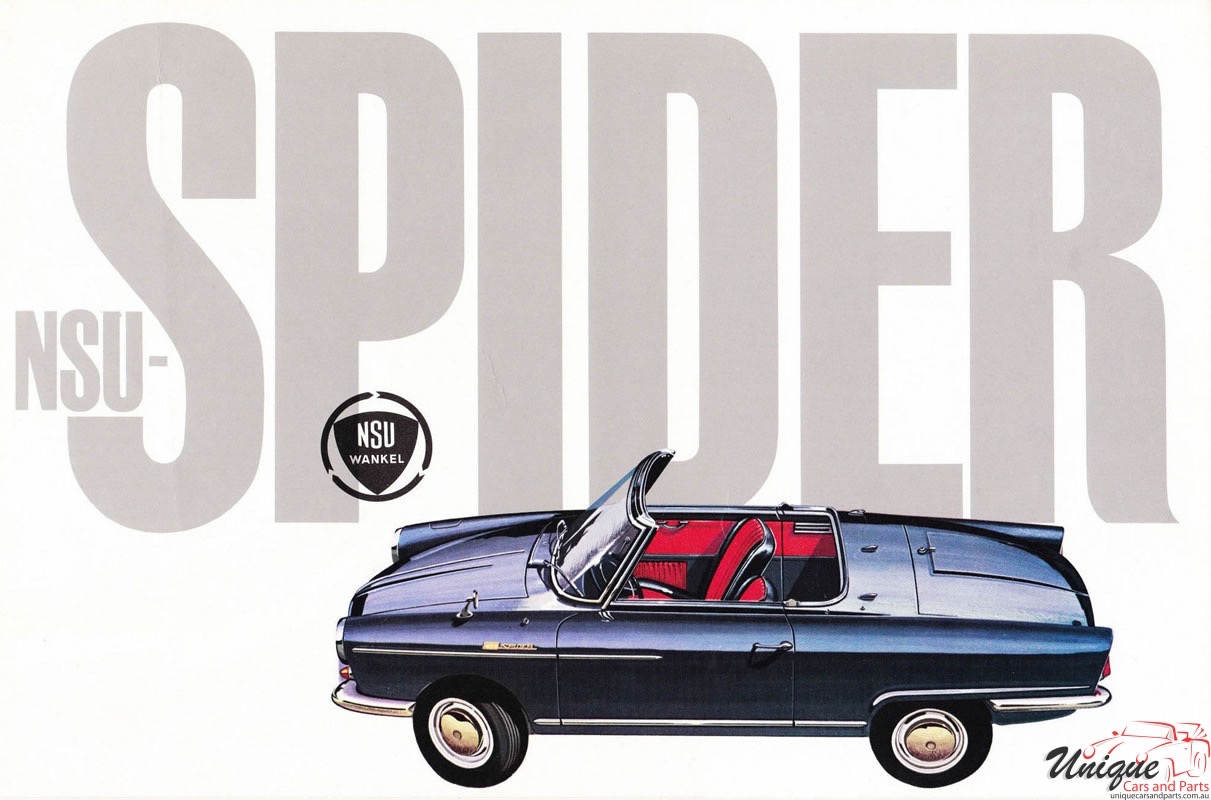 1964 NSU Wankel Spider Brochure Page 1